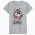Peanuts Snoopy Joe Cool One Love Glitch Vintage Valentines Official Women's SKINNY FIT T-Shirt