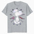 Peanuts Snoopy Joe Cool Starburst Glitch Love 90s Valentine Official Men's T-Shirt
