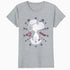 Peanuts Snoopy Joe Cool Starburst Glitch Love 90s Valentine Official Women's SKINNY FIT T-Shirt