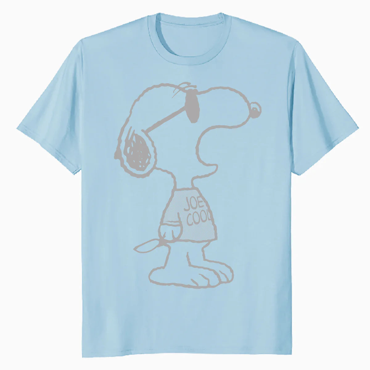 Peanuts Snoopy Joe Cool Stencil Urban Street Art Retro 1990s Official Men's T-Shirt
