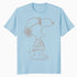Peanuts Snoopy Joe Cool Stencil Urban Street Art Retro 1990s Official Men's T-Shirt