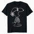 Peanuts Snoopy Joe Cool Stencil Urban Street Art Retro 1990s Official Men's T-Shirt