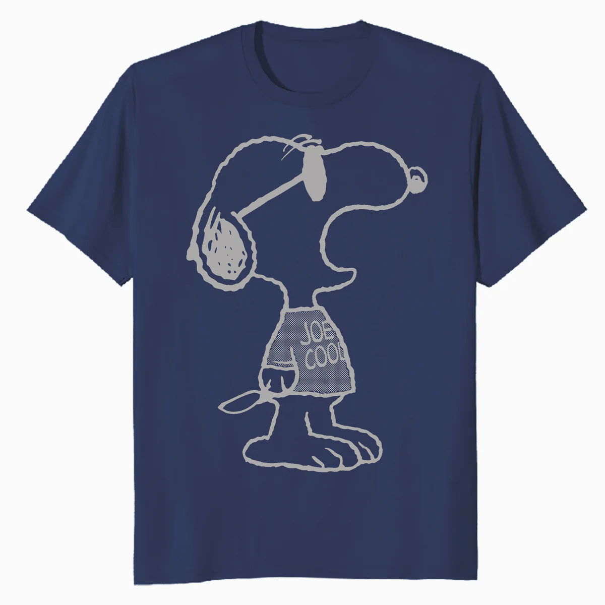 Peanuts Snoopy Joe Cool Stencil Urban Street Art Retro 1990s Official Men's T-Shirt