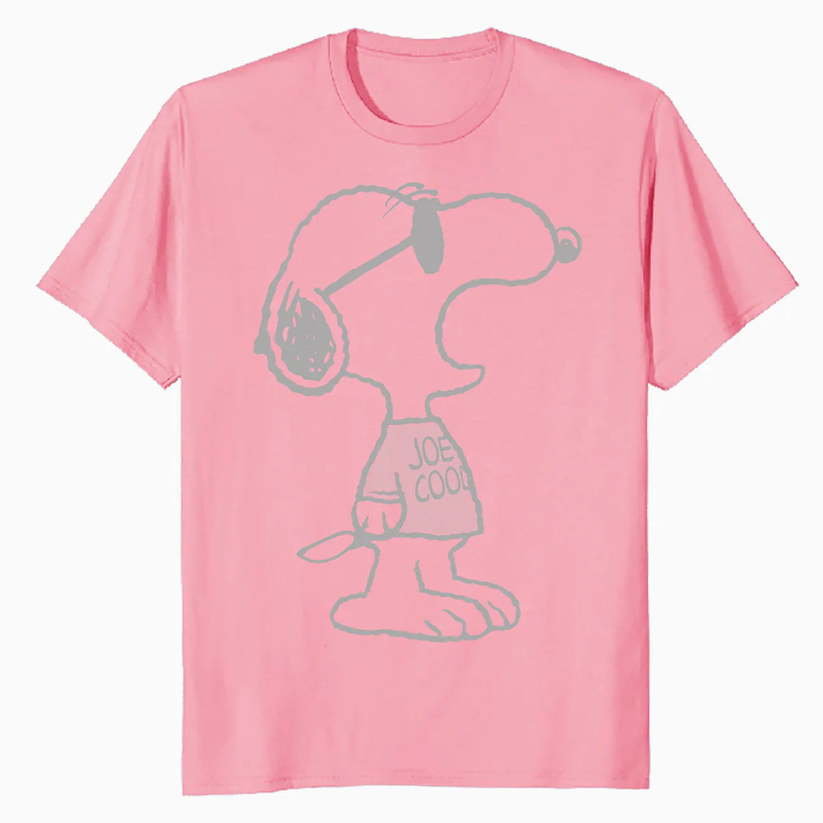 Peanuts Snoopy Joe Cool Stencil Urban Street Art Retro 1990s Official Men's T-Shirt