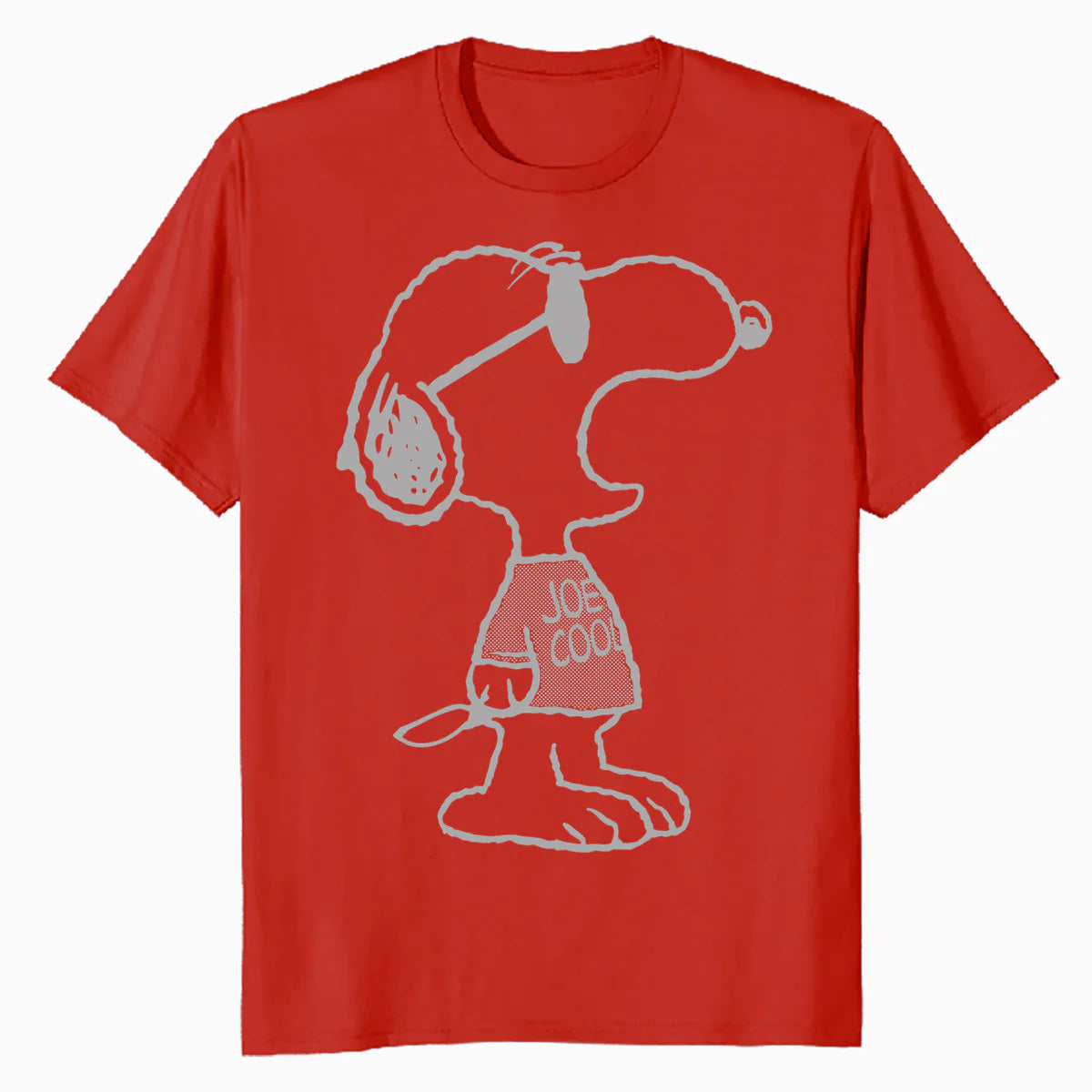 Peanuts Snoopy Joe Cool Stencil Urban Street Art Retro 1990s Official Men's T-Shirt