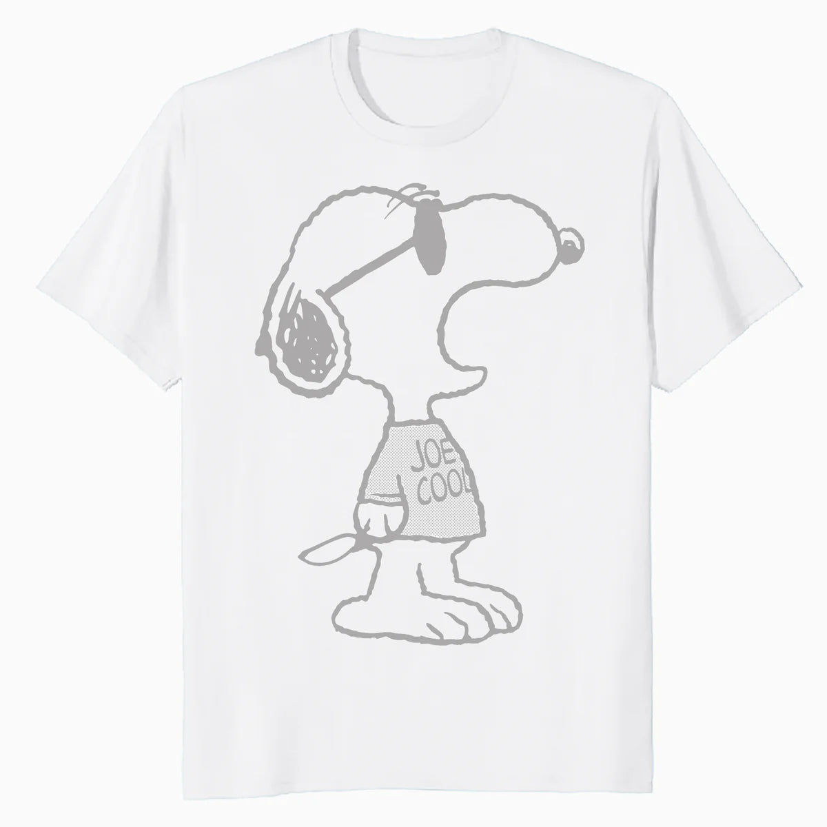 Peanuts Snoopy Joe Cool Stencil Urban Street Art Retro 1990s Official Men's T-Shirt