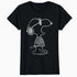 Peanuts Snoopy Joe Cool Stencil Urban Street Art Retro 1990s Official Women's SKINNY FIT T-Shirt