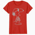 Peanuts Snoopy Joe Cool Stencil Urban Street Art Retro 1990s Official Women's SKINNY FIT T-Shirt