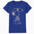 Peanuts Snoopy Joe Cool Stencil Urban Street Art Retro 1990s Official Women's SKINNY FIT T-Shirt