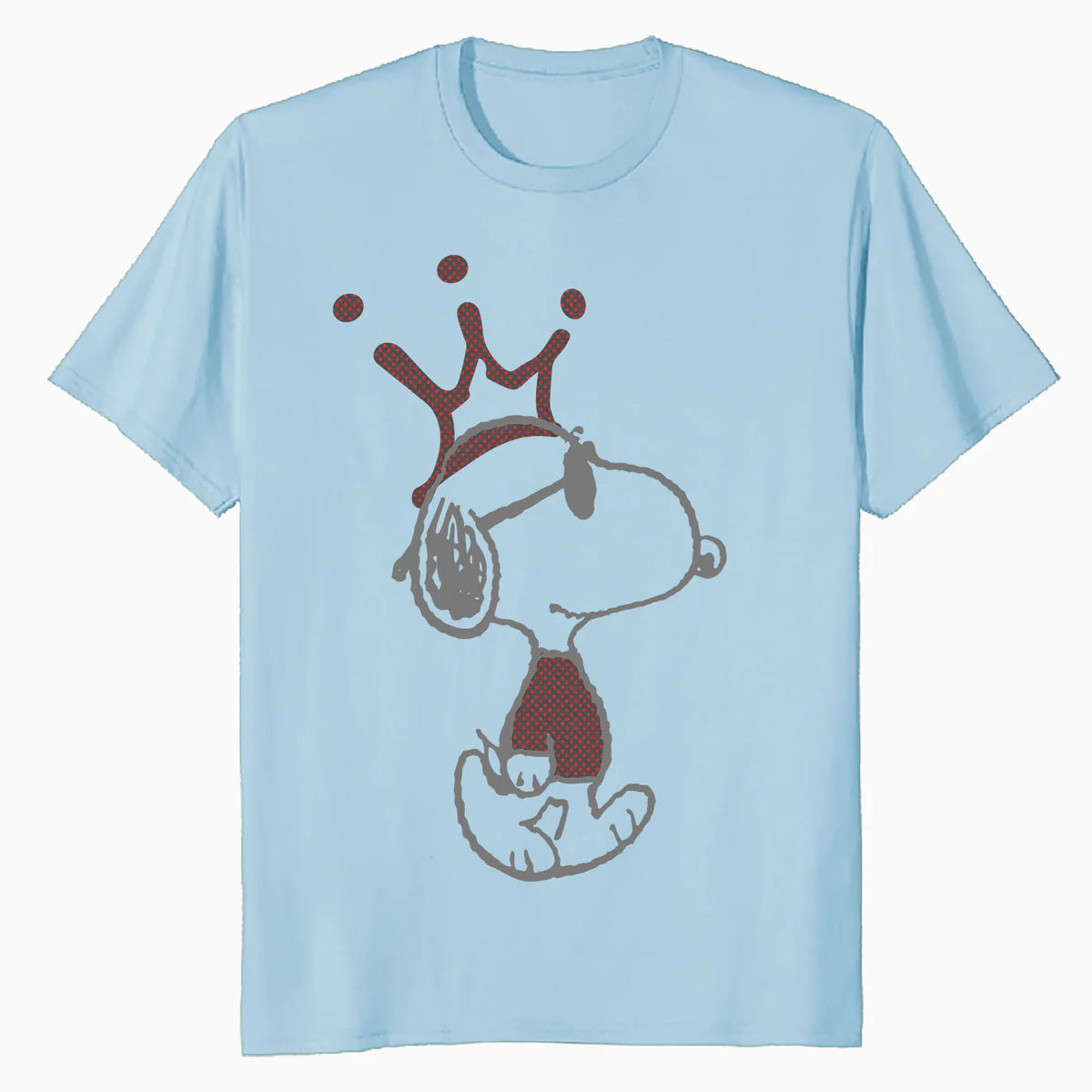 Peanuts Snoopy Joe Cool Urban King Stencil Crown Street Art Official Men's T-Shirt