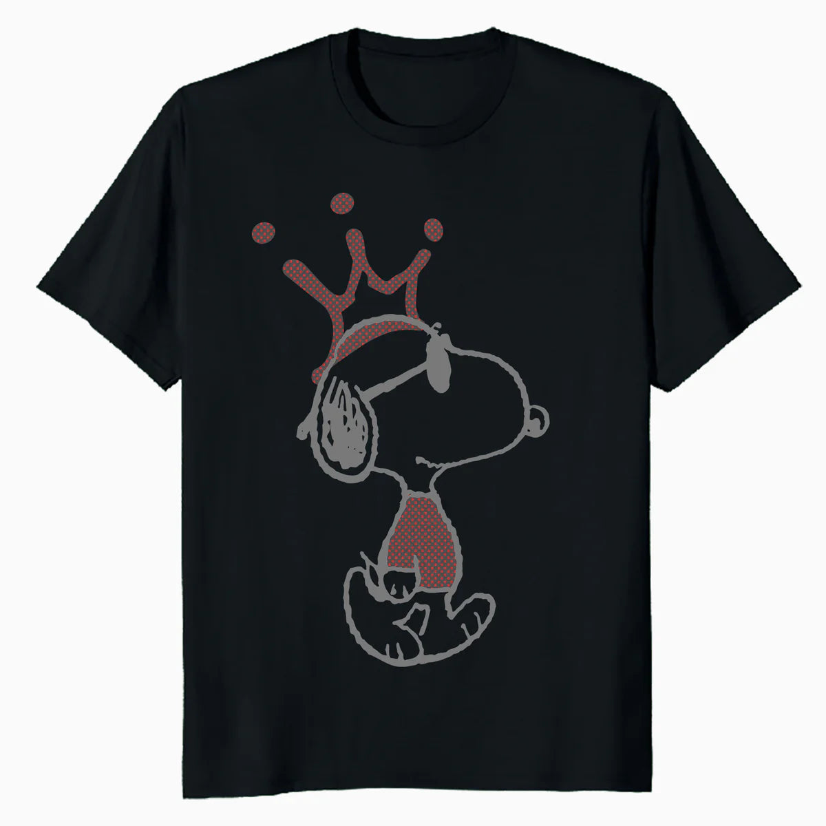 Peanuts Snoopy Joe Cool Urban King Stencil Crown Street Art Official Men's T-Shirt