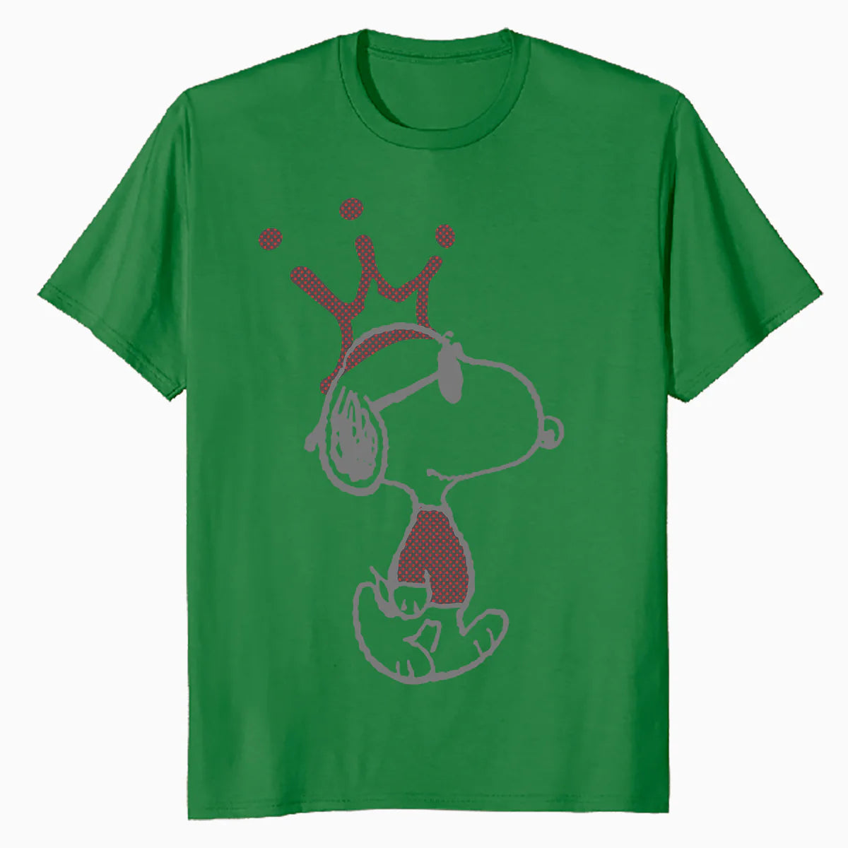 Peanuts Snoopy Joe Cool Urban King Stencil Crown Street Art Official Men's T-Shirt
