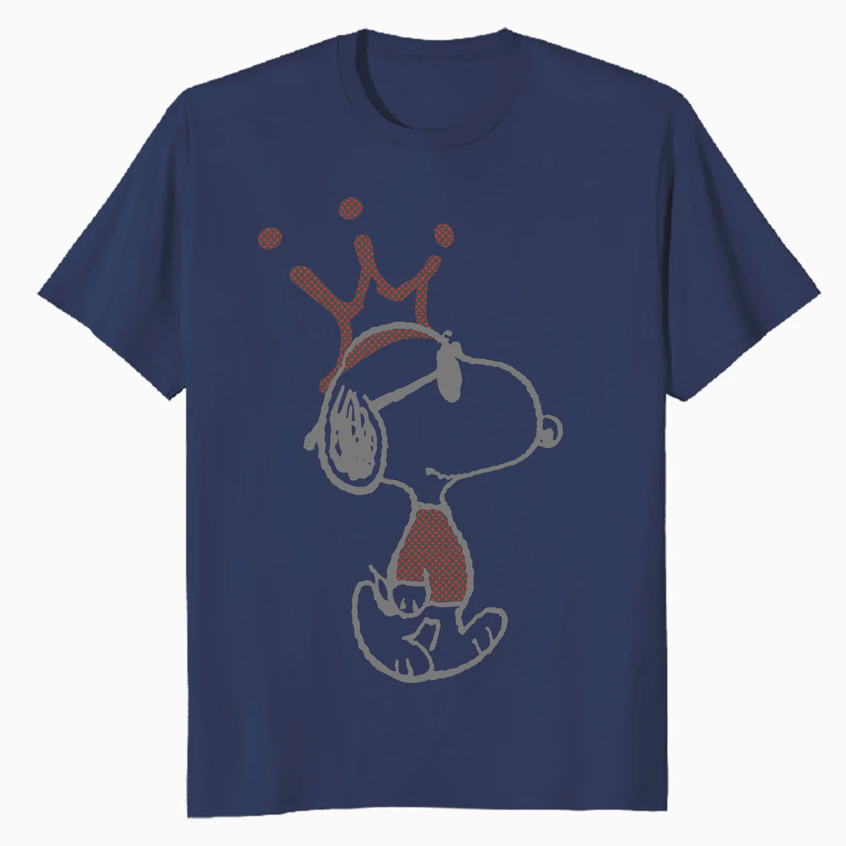 Peanuts Snoopy Joe Cool Urban King Stencil Crown Street Art Official Men's T-Shirt