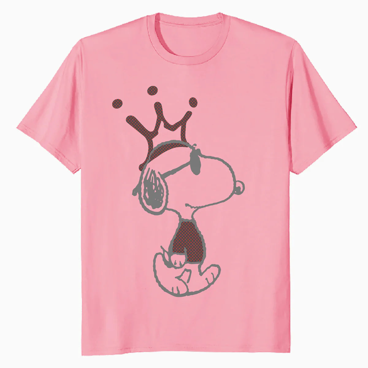 Peanuts Snoopy Joe Cool Urban King Stencil Crown Street Art Official Men's T-Shirt