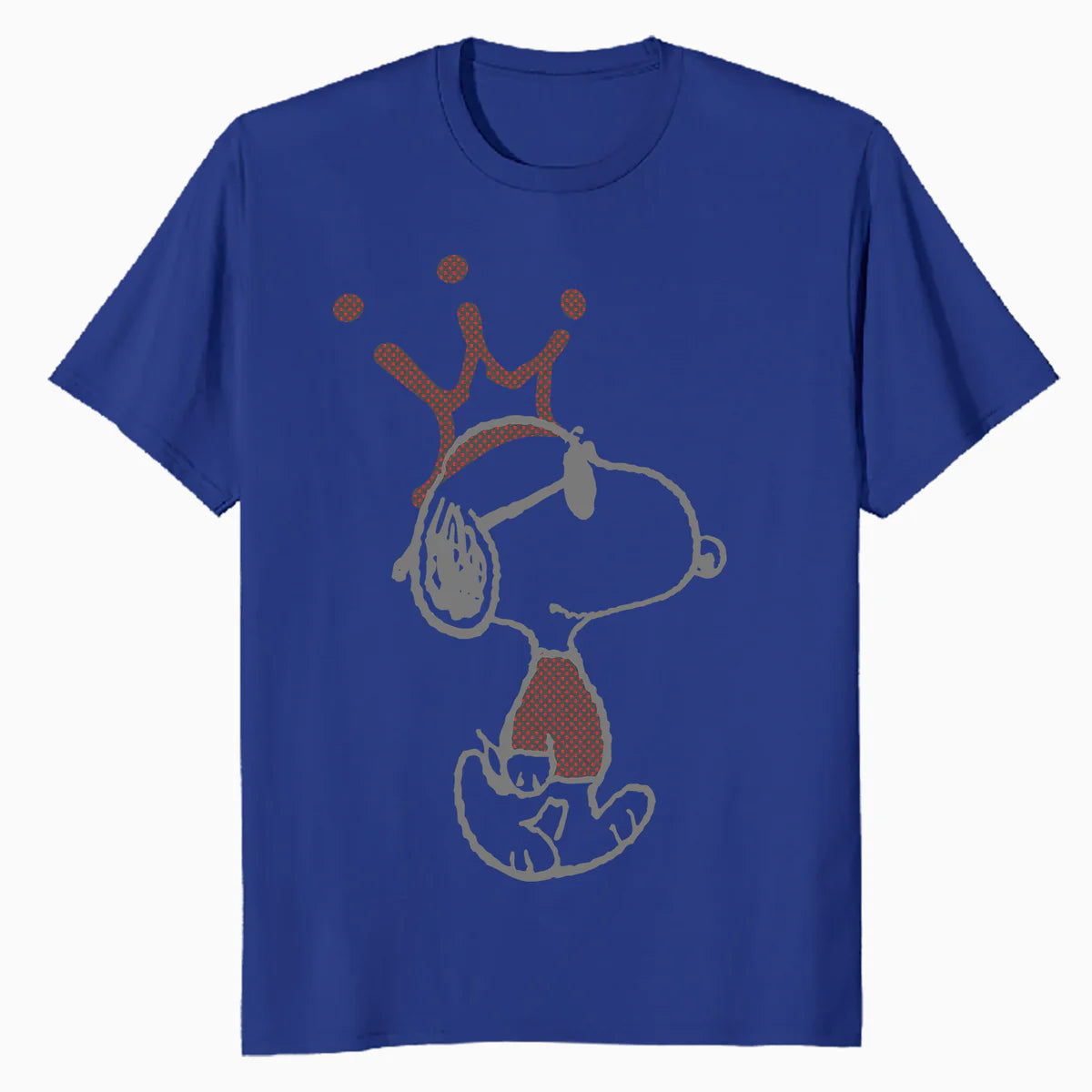 Peanuts Snoopy Joe Cool Urban King Stencil Crown Street Art Official Men's T-Shirt