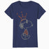Peanuts Snoopy Joe Cool Urban King Stencil Crown Street Art Official Women's SKINNY FIT T-Shirt