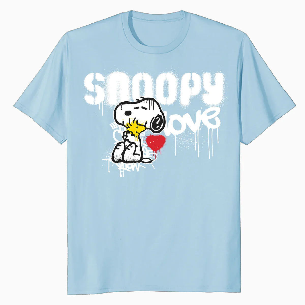 Peanuts Snoopy Love Woodstock Graffiti Retro 90s Street Art Official Men's T-Shirt