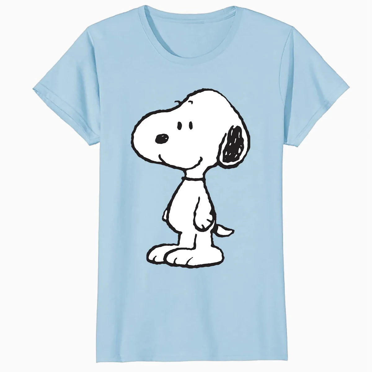 Peanuts Snoopy Old School Vintage Geek Chic Retro 80s 90s Official Women's SKINNY FIT T-Shirt