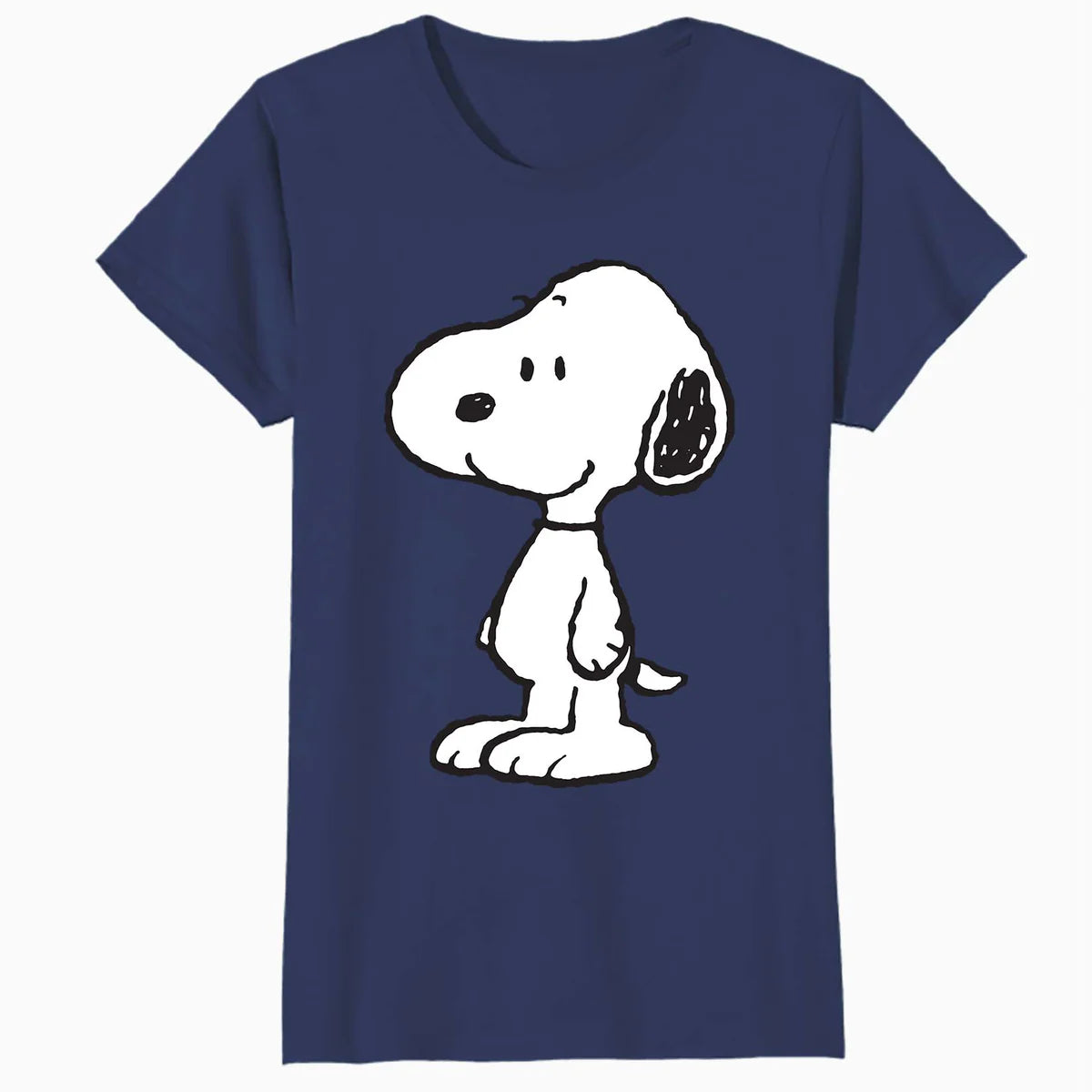 Peanuts Snoopy Old School Vintage Geek Chic Retro 80s 90s Official Women's SKINNY FIT T-Shirt