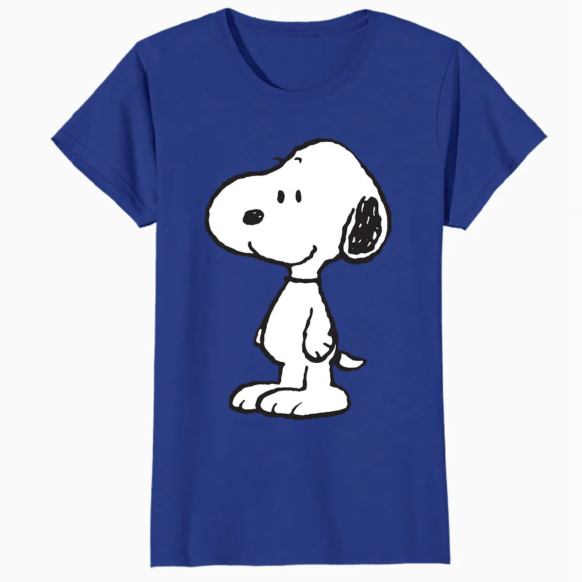 Peanuts Snoopy Old School Vintage Geek Chic Retro 80s 90s Official Women's SKINNY FIT T-Shirt