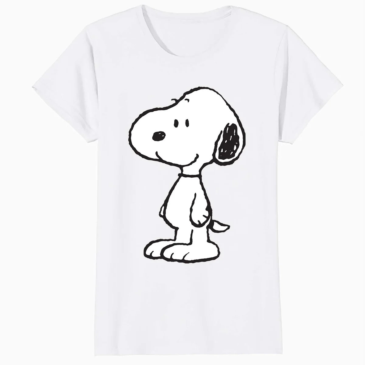 Peanuts Snoopy Old School Vintage Geek Chic Retro 80s 90s Official Women's SKINNY FIT T-Shirt