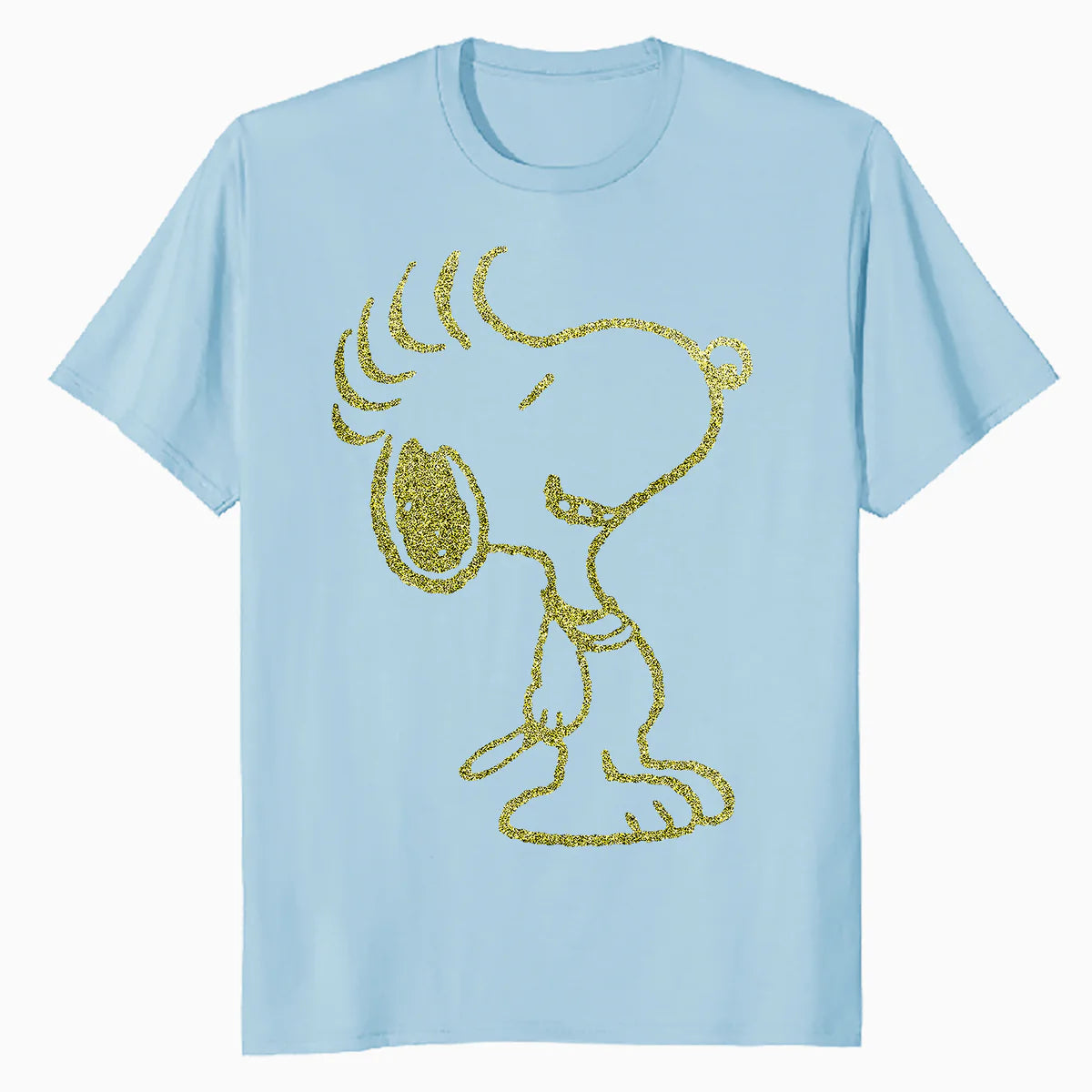Peanuts Snoopy Punk Rock Bling Stencil Rebel Paws Urban Nerd Official Men's T-Shirt