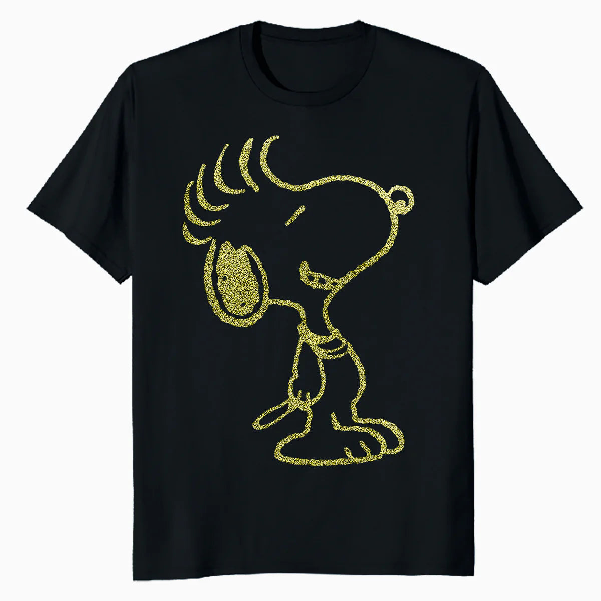 Peanuts Snoopy Punk Rock Bling Stencil Rebel Paws Urban Nerd Official Men's T-Shirt