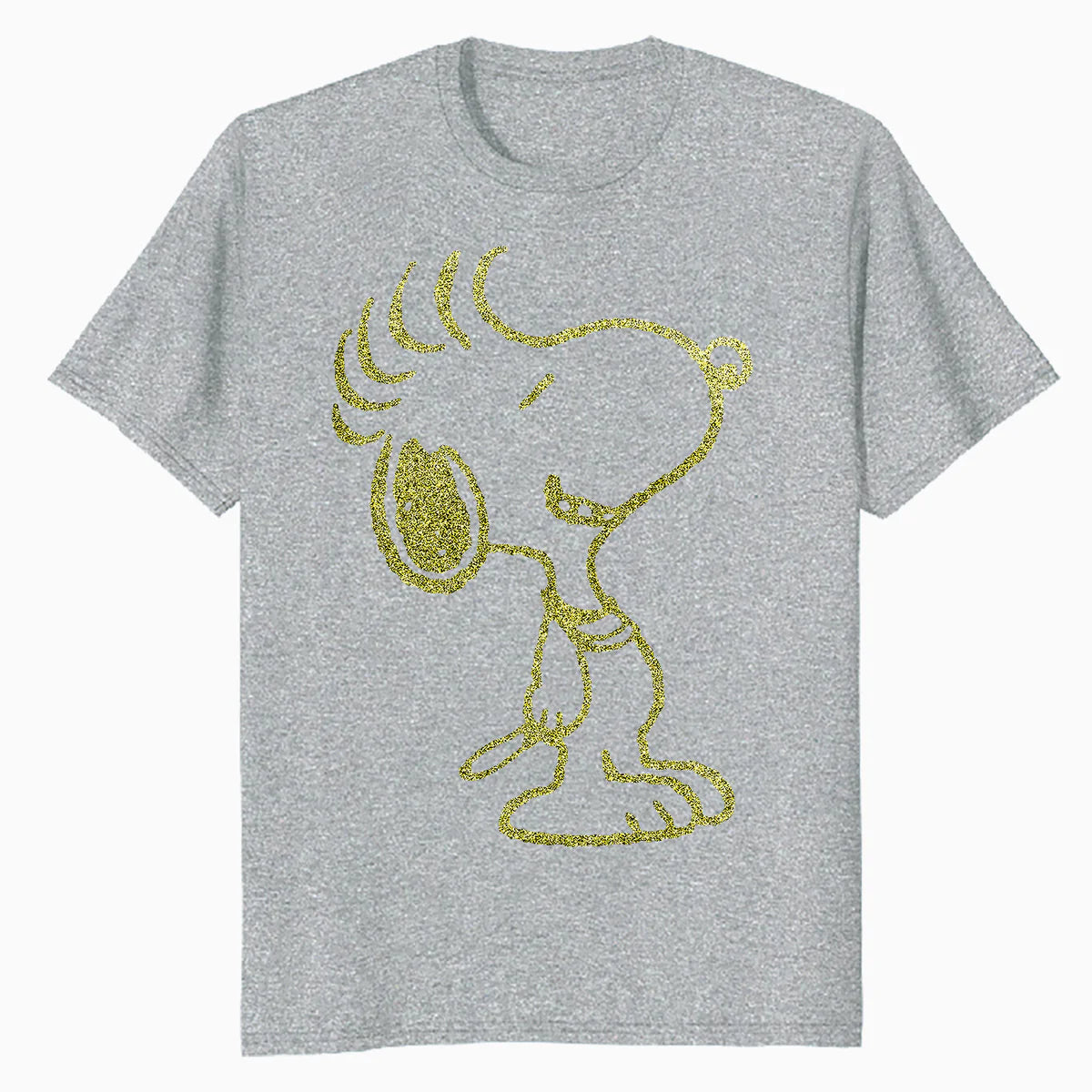 Peanuts Snoopy Punk Rock Bling Stencil Rebel Paws Urban Nerd Official Men's T-Shirt