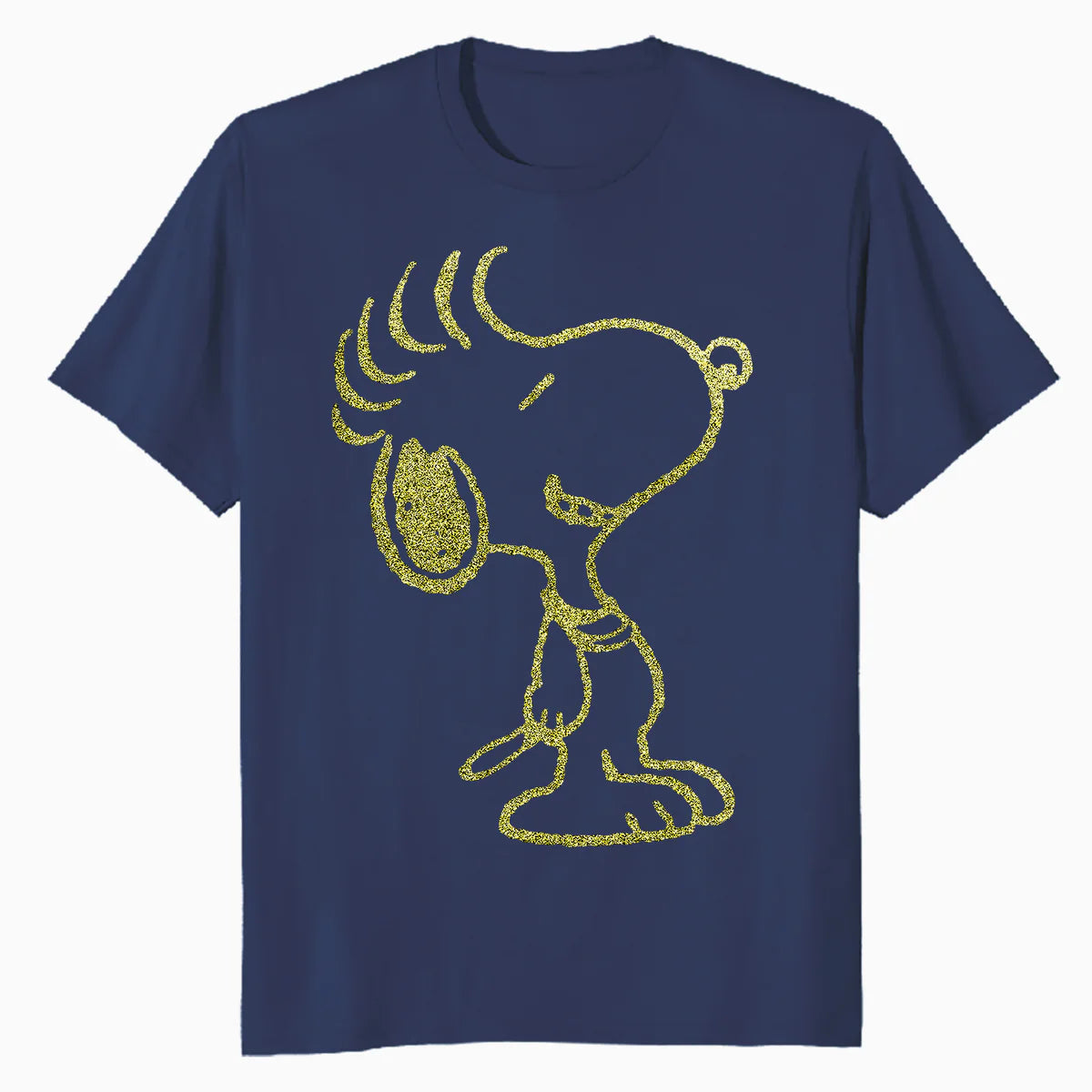 Peanuts Snoopy Punk Rock Bling Stencil Rebel Paws Urban Nerd Official Men's T-Shirt