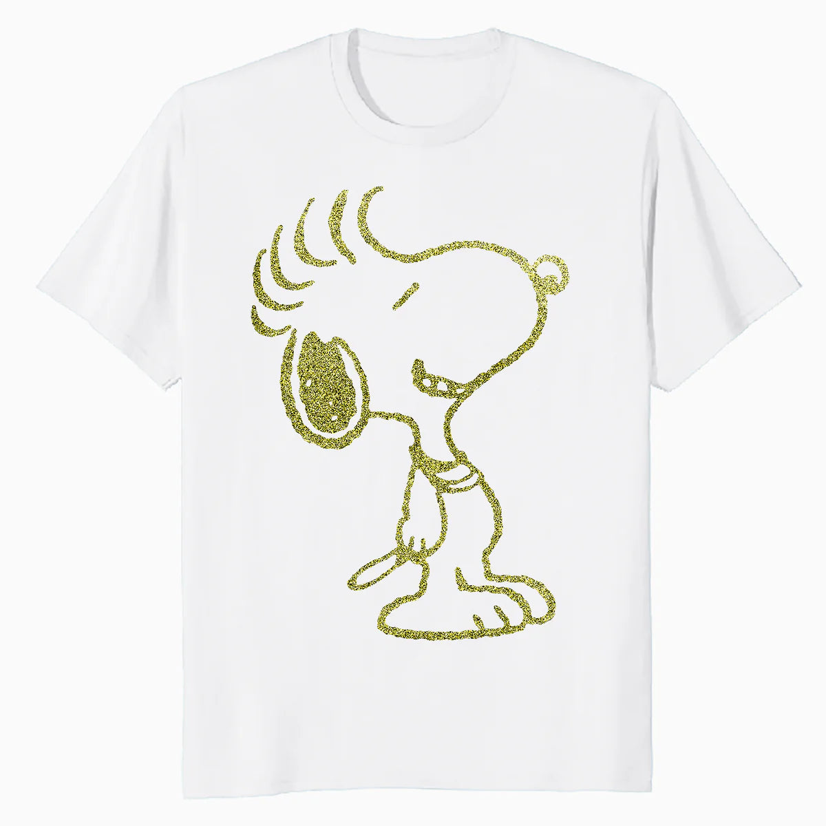 Peanuts Snoopy Punk Rock Bling Stencil Rebel Paws Urban Nerd Official Men's T-Shirt