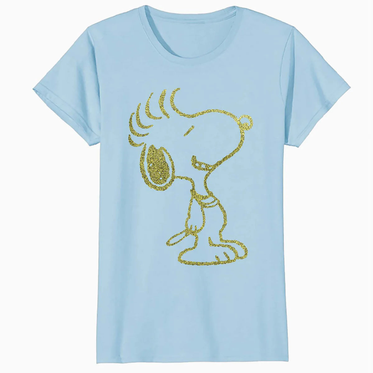 Peanuts Snoopy Punk Rock Bling Stencil Rebel Paws Urban Nerd Official Women's SKINNY FIT T-Shirt