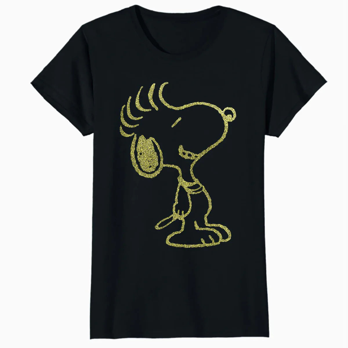Peanuts Snoopy Punk Rock Bling Stencil Rebel Paws Urban Nerd Official Women's SKINNY FIT T-Shirt