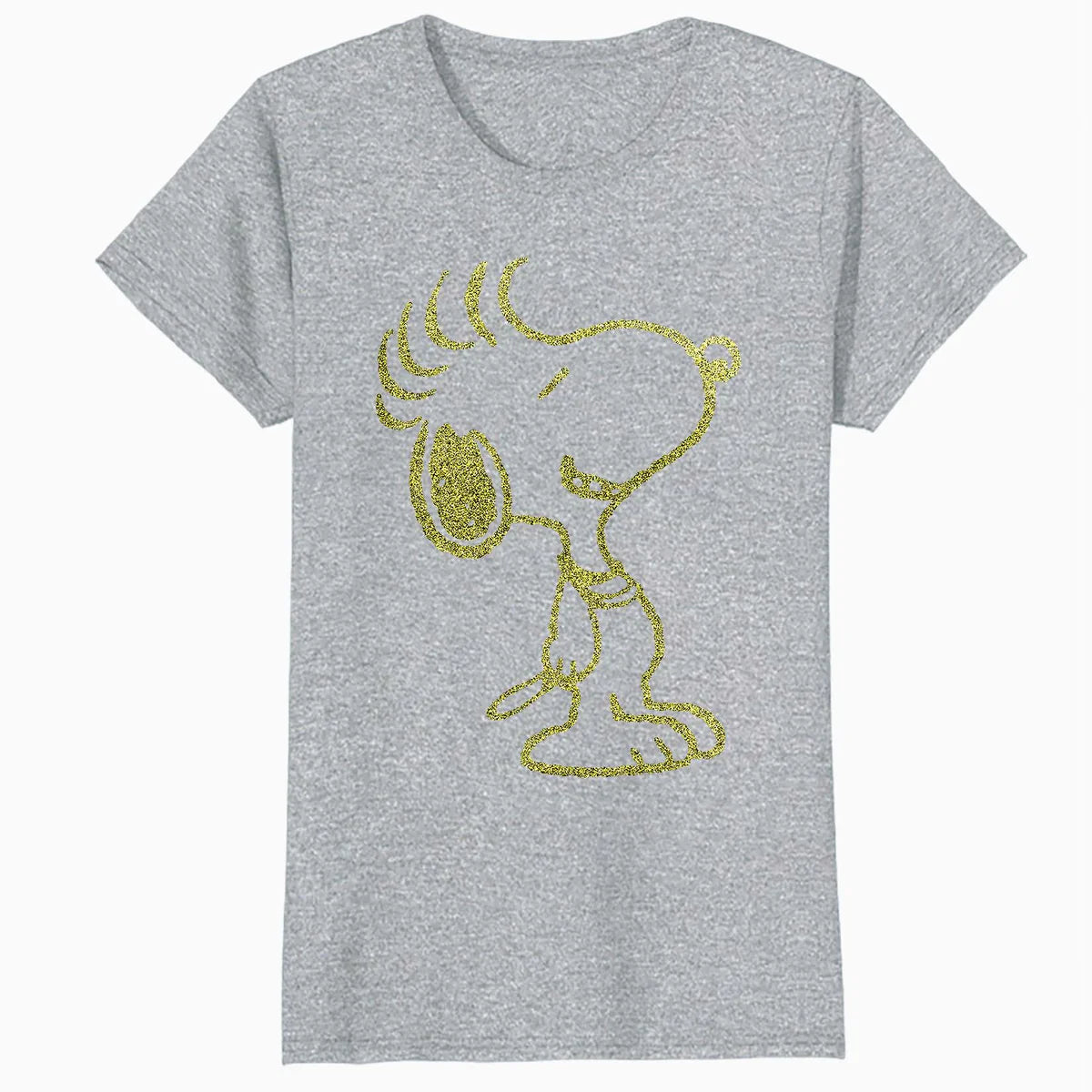 Peanuts Snoopy Punk Rock Bling Stencil Rebel Paws Urban Nerd Official Women's SKINNY FIT T-Shirt