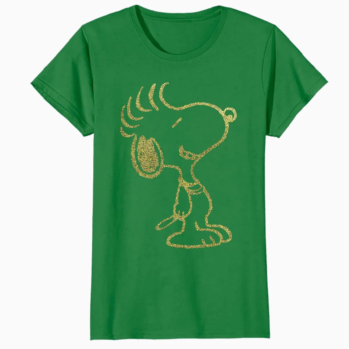 Peanuts Snoopy Punk Rock Bling Stencil Rebel Paws Urban Nerd Official Women's SKINNY FIT T-Shirt
