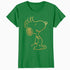 Peanuts Snoopy Punk Rock Bling Stencil Rebel Paws Urban Nerd Official Women's SKINNY FIT T-Shirt