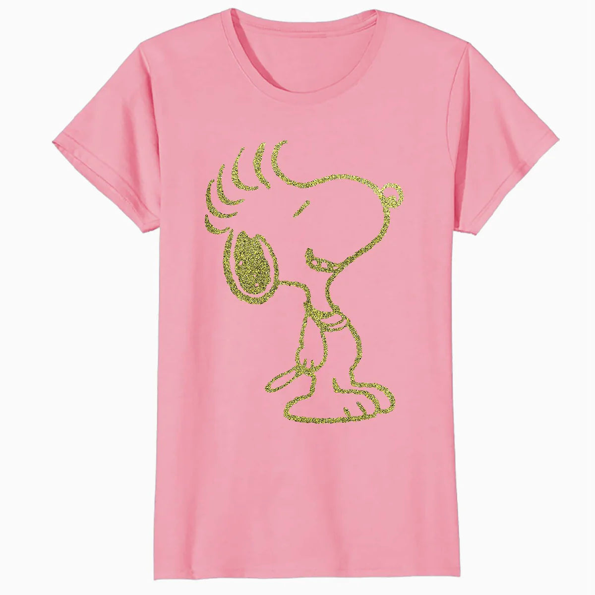 Peanuts Snoopy Punk Rock Bling Stencil Rebel Paws Urban Nerd Official Women's SKINNY FIT T-Shirt