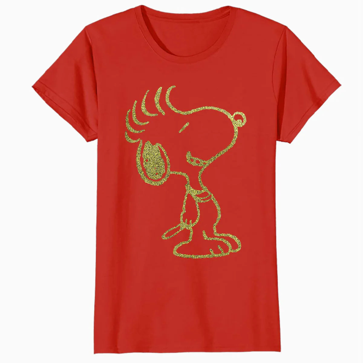 Peanuts Snoopy Punk Rock Bling Stencil Rebel Paws Urban Nerd Official Women's SKINNY FIT T-Shirt