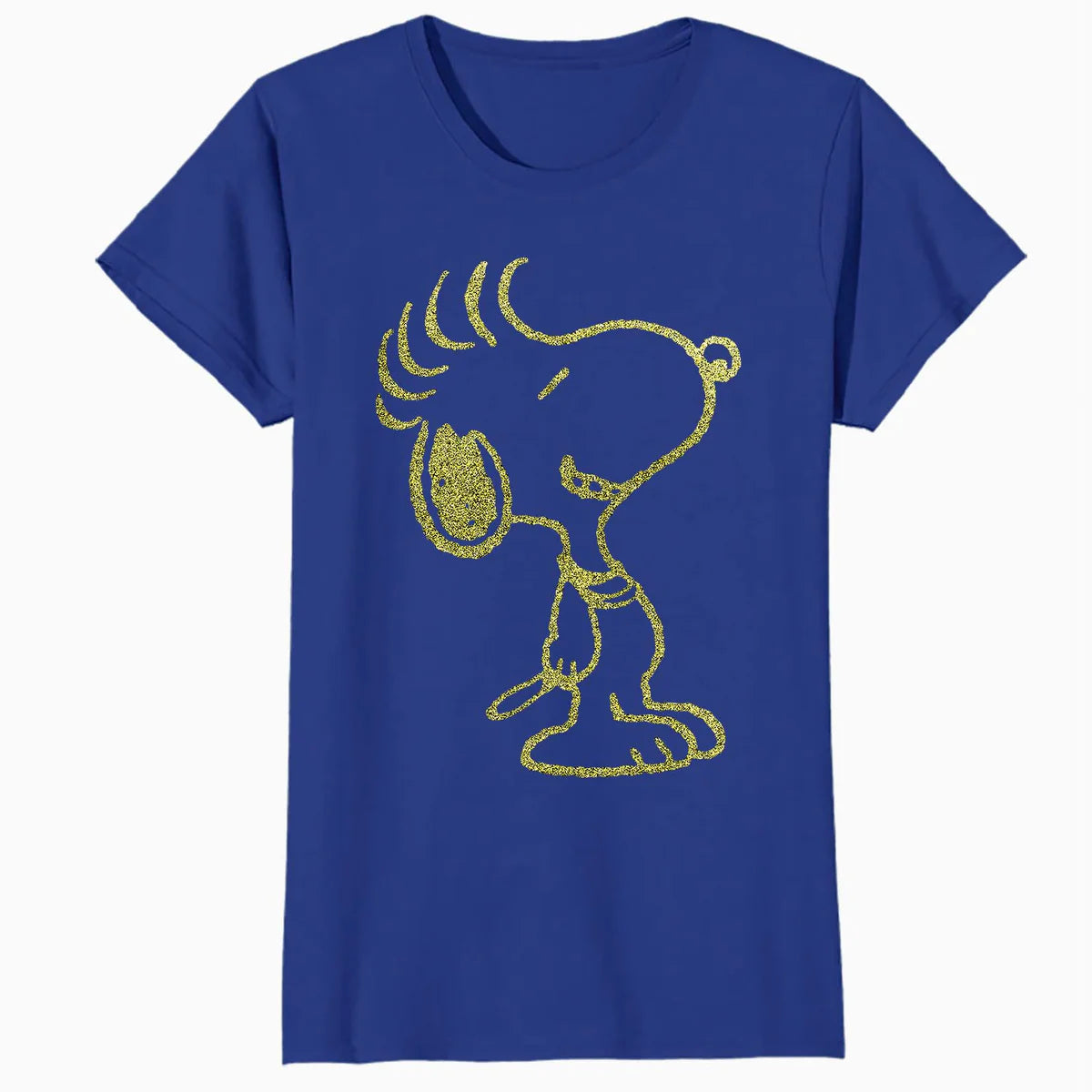 Peanuts Snoopy Punk Rock Bling Stencil Rebel Paws Urban Nerd Official Women's SKINNY FIT T-Shirt