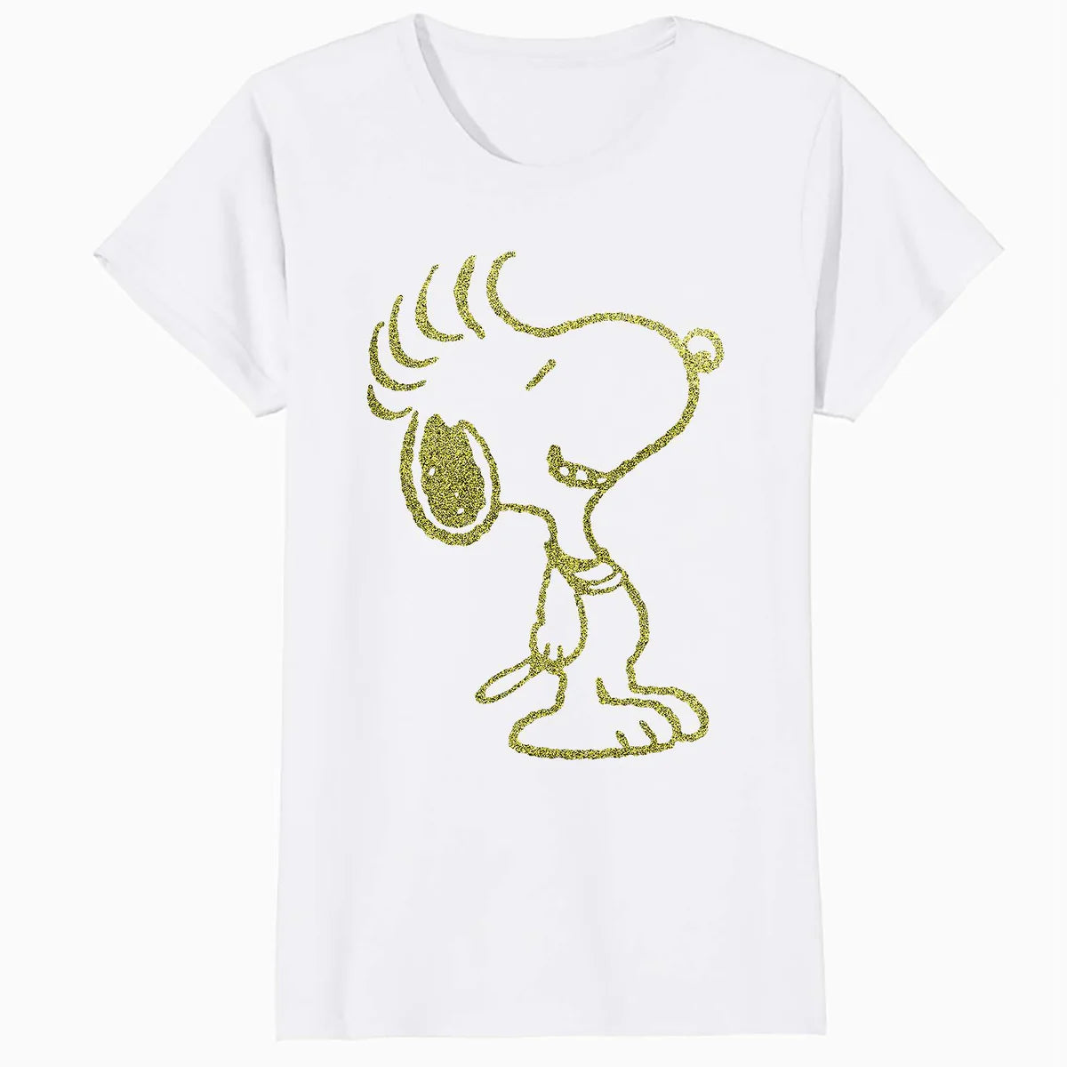 Peanuts Snoopy Punk Rock Bling Stencil Rebel Paws Urban Nerd Official Women's SKINNY FIT T-Shirt