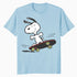 Peanuts Snoopy Skateboard Deck Epic Retro 90s Ironic Skater Official Men's T-Shirt