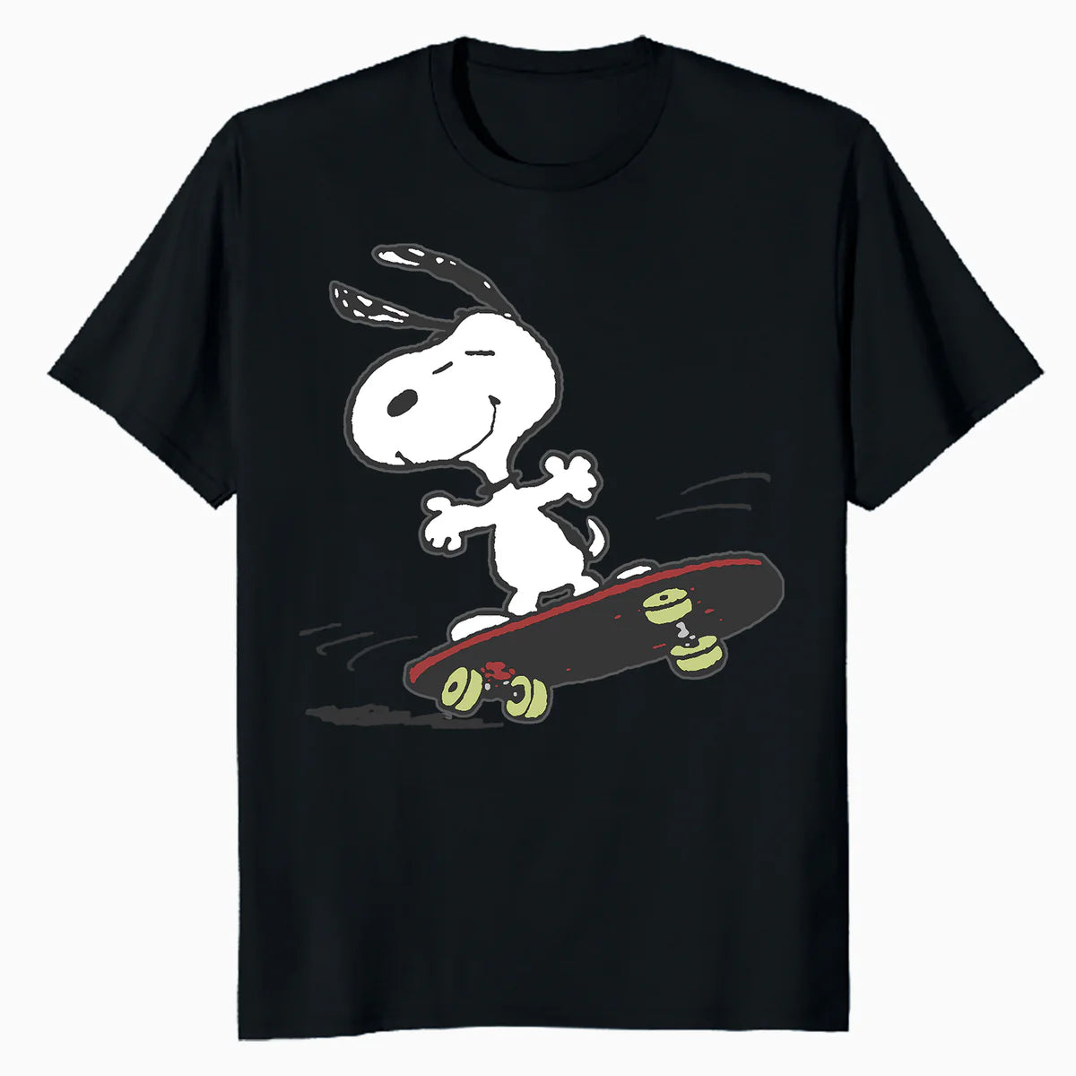 Peanuts Snoopy Skateboard Deck Epic Retro 90s Ironic Skater Official Men's T-Shirt