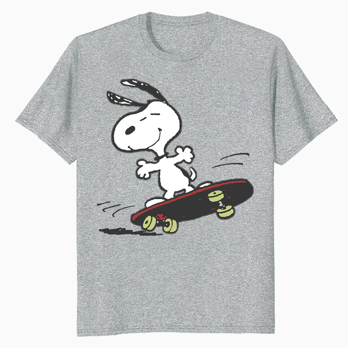 Peanuts Snoopy Skateboard Deck Epic Retro 90s Ironic Skater Official Men's T-Shirt
