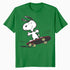 Peanuts Snoopy Skateboard Deck Epic Retro 90s Ironic Skater Official Men's T-Shirt