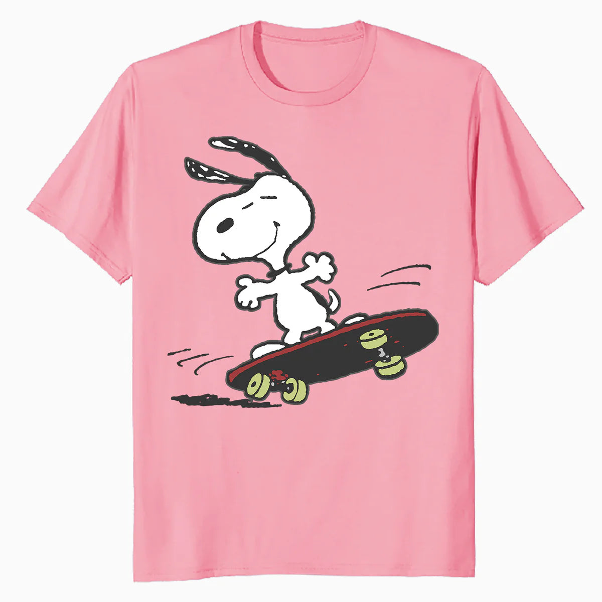 Peanuts Snoopy Skateboard Deck Epic Retro 90s Ironic Skater Official Men's T-Shirt