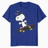 Peanuts Snoopy Skateboard Deck Epic Retro 90s Ironic Skater Official Men's T-Shirt