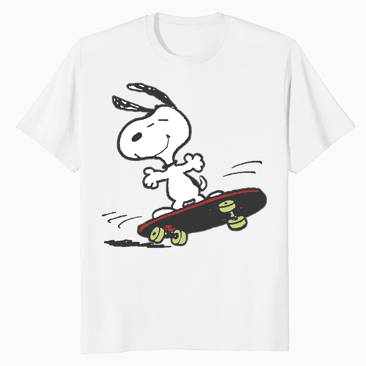 Peanuts Snoopy Skateboard Deck Epic Retro 90s Ironic Skater Official Men's T-Shirt