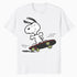 Peanuts Snoopy Skateboard Deck Epic Retro 90s Ironic Skater Official Men's T-Shirt