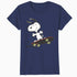 Peanuts Snoopy Skateboard Deck Epic Retro 90s Ironic Skater Official Women's SKINNY FIT T-Shirt