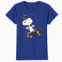 Peanuts Snoopy Skateboard Deck Epic Retro 90s Ironic Skater Official Women's SKINNY FIT T-Shirt