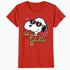 Peanuts Snoopy So Fab Heart Shades Vintage Classic Comic Official Women's SKINNY FIT T-Shirt